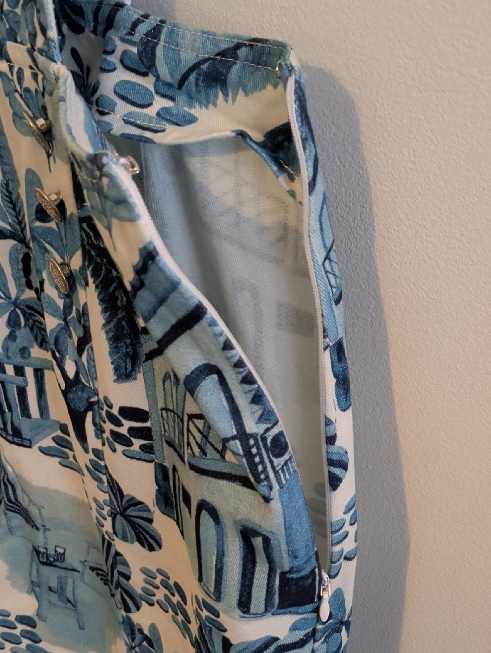 FARM RIO palm-print overalls - size small - Picture 8 of 16
